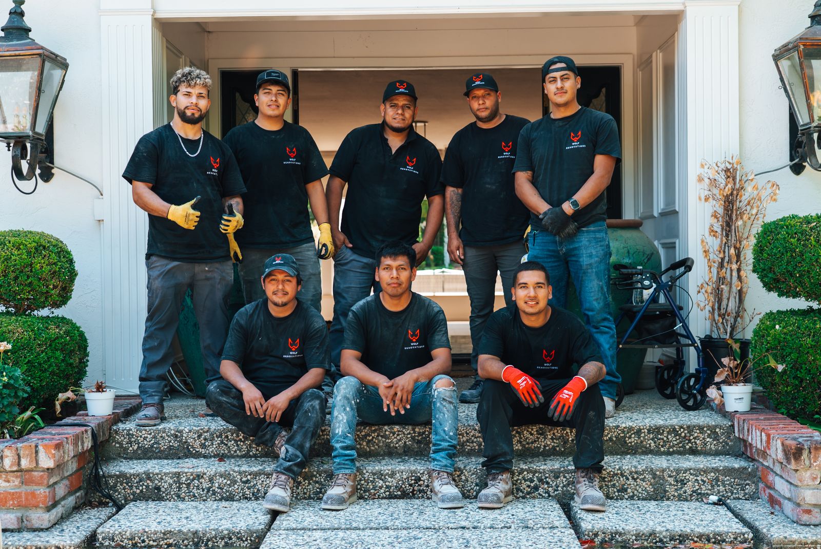 Wolf Renovations crew at work
