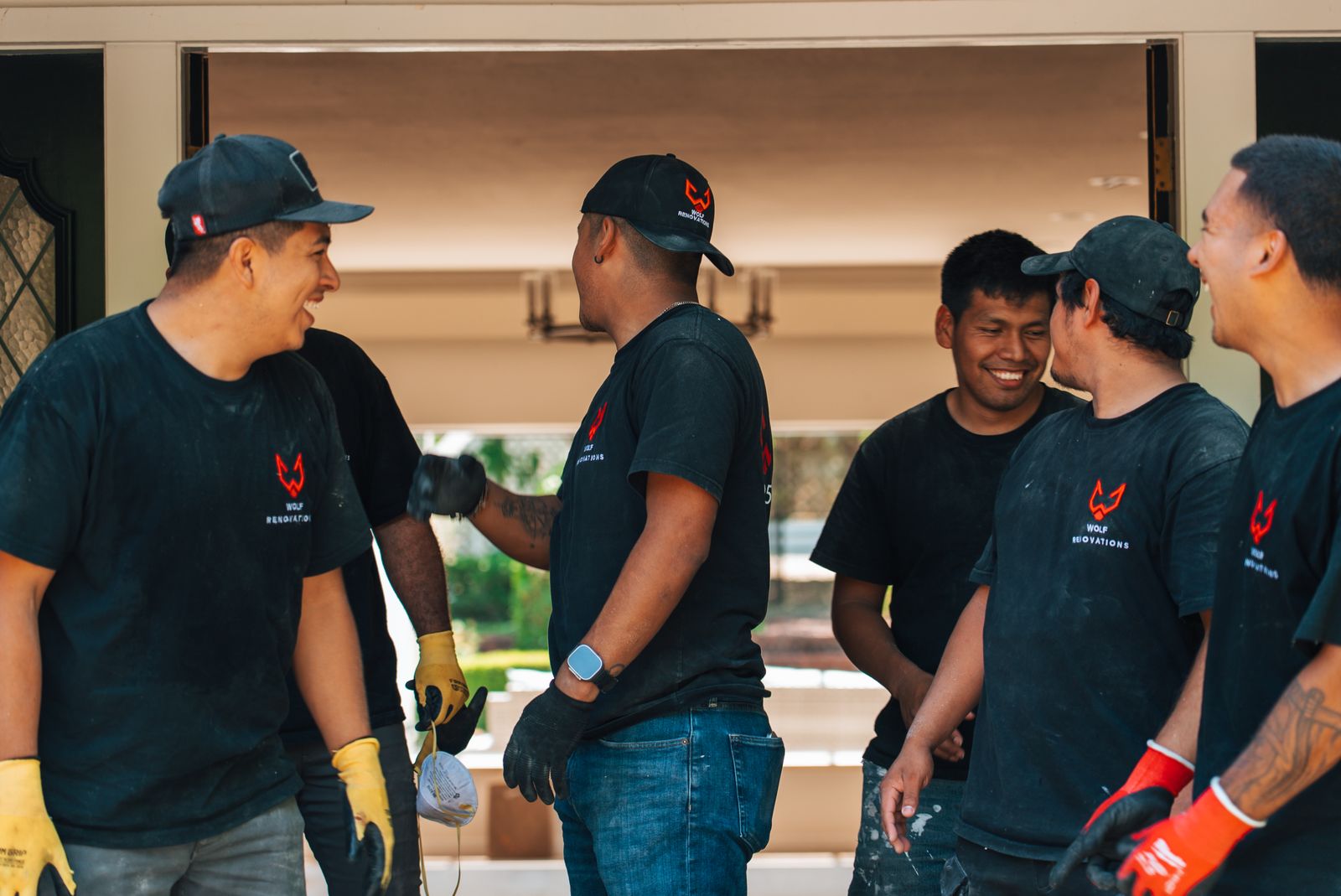 Wolf Renovations crew at work