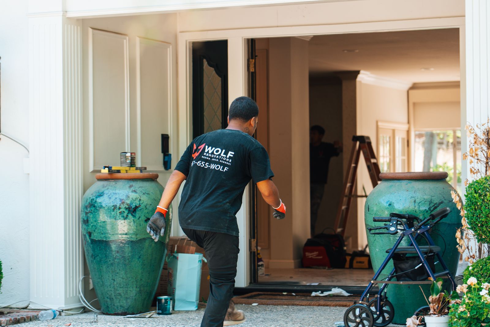 Wolf Renovations crew at work