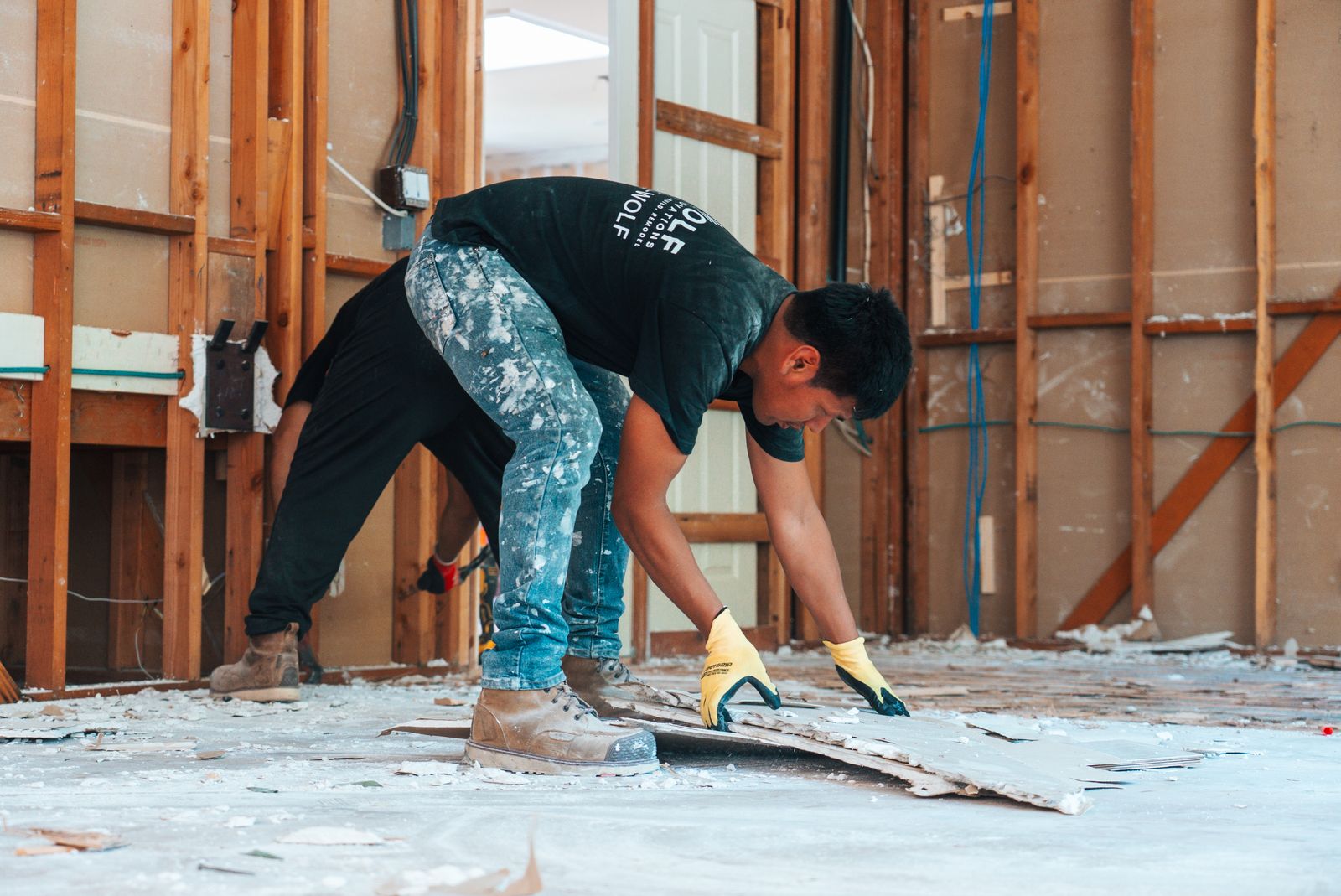 Wolf Renovations crew at work